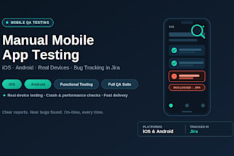 do manual testing for your mobile with jira bug tracking