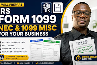 prepare irs form 1099 nec and 1099 misc for your business