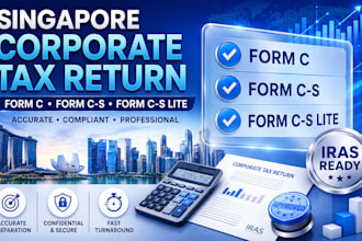 prepare singapore corporate tax return form c s, c s lite and form c