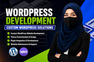 provide wordpress development services and custom wordpress