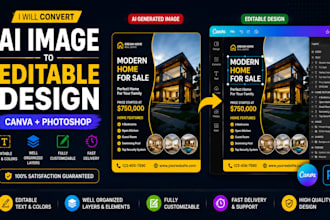 convert ai images into editable canva designs