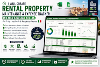 rental property maintenance expense tracker in google sheets for italy landlords