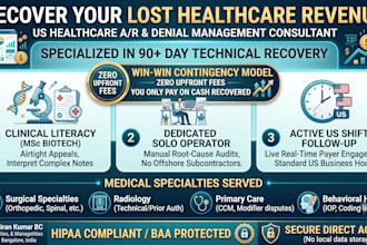 help independent US medical practices recover 90 plus days technical denials