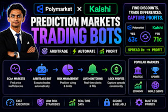 build custom polymarket and kalshi trading bots