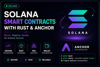 build and deploy a solana smart contract using rust and anchor