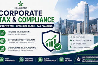 register hong kong business tax and provide corporate tax planning