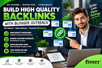 build high quality backlinks with blogger outreach