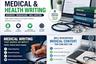 write high quality medical and health content