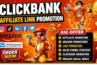 build clickbank affiliate marketing sales funnel and landing page