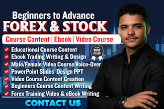 create beginners forex trading course, ebook, stock market course, video course