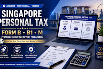 prepare your singapore personal income tax return form b, b1 or m
