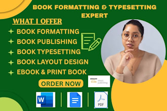 format manusript ebook print book adobe indesign ms word formatter, typesetter