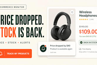 build an ecommerce price and stock monitor