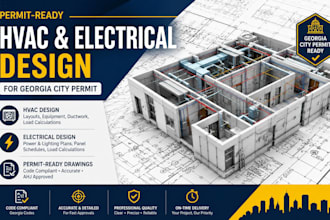 permit hvac electric design for georgia city permit