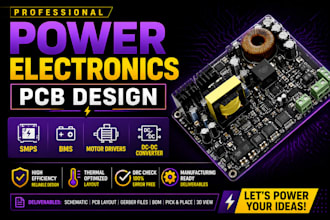 design professional power electronics pcb for smps