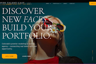 design converting modelling website casting sales funnel