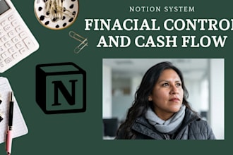 build a financial control and cash flow system in notion