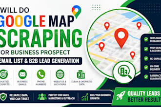 do google map scraping for business prospect email list b2b lead generation
