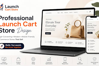 build your launch cart store with winning products for sales