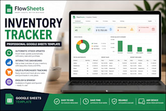 create a professional inventory tracker in google sheets