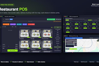 develop a restaurant pos and food delivery app