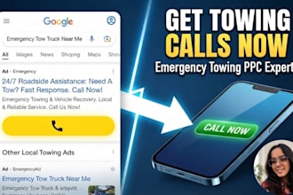 set up and manage google ads for towing and auto detailing