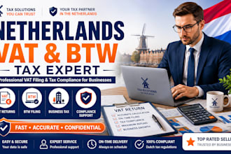 handle netherlands vat returns, btw tax filing, and professional tax compliance