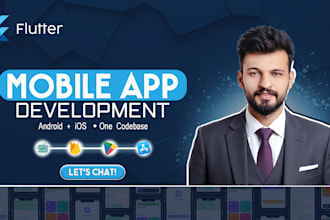 build a flutter mvp app for your startup, android and ios