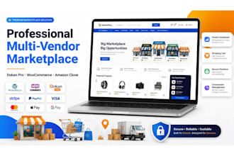 build a woocommerce multi vendor ecommerce website with dokan or dokan pro