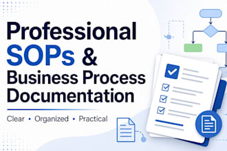 create professional sops and business process documentation