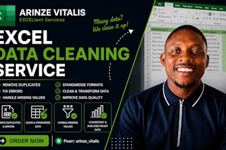 clean format and enter your data