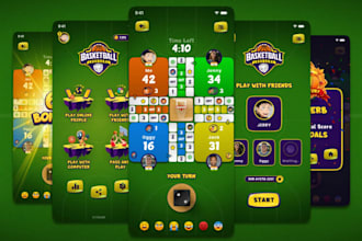 develop multiplayer ludo game card game poker chess game board game unity game