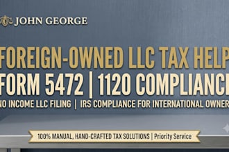 do foreign owned llc tax help no income llc tax filing form 5472 1120 compliance