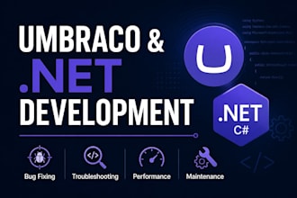 maintain and fix bugs in dot net azure umbraco core