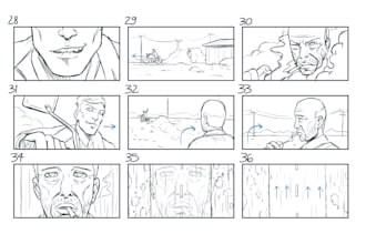 draw storyboards for your movie or video