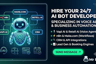 make n8n ai receptionist retell vapi ai calling agent makecom chatbot ghl slack