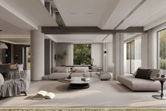 design airbnb interior with 3d modeling and photorealistic rendering