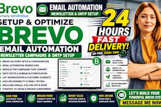 setup brevo email automation campaigns newsletter SMTP