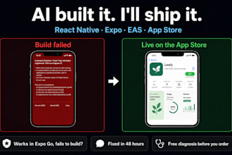 fix your vibe coded react native expo app and ship to app store