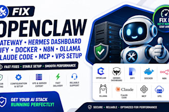 fix openclaw gateway hermes ai agent dashboard dify docker claude code mcp vps