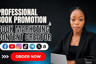do tiktok book promotion, children book promotion and cinematic book trailer