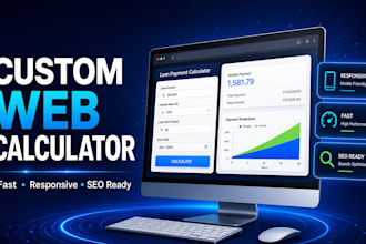 build a custom web calculator or interactive too