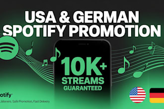 do USA spotify music promotion german spotify promotion