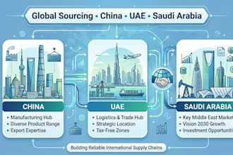 source and vet suppliers from china, uae, or saudi arabia