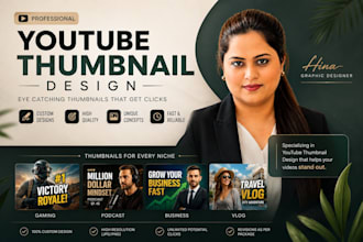 design eye catching thumbnails that get clicks
