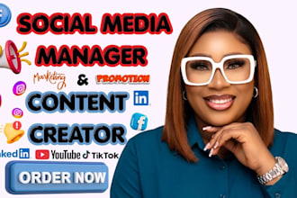 social media marketing manager social media content creator social media manager