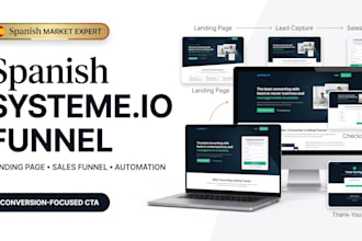 spanish systeme io sales funnel spanish systeme io landing page systeme io