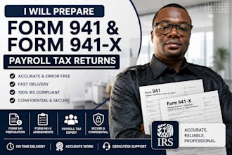 prepare irs form 941 and form 941 x payroll tax returns