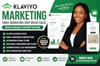 manage your email marketing in klaviyo