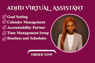 be your adhd coach for productivity, focus, routines and accountability